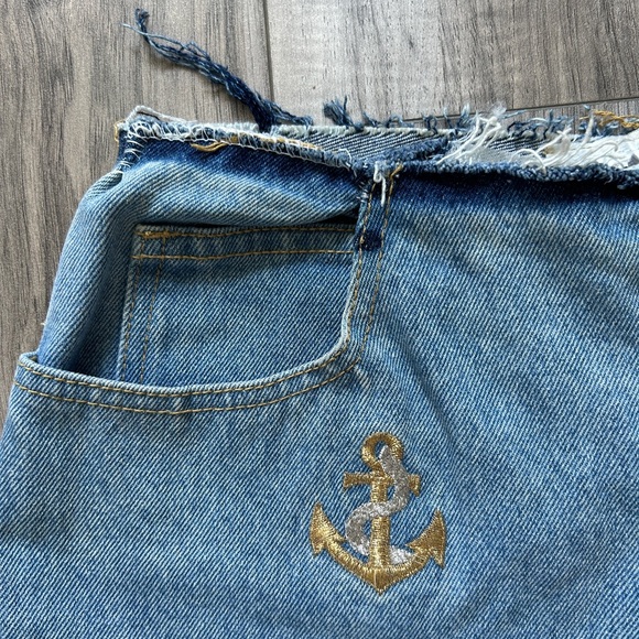 Vintage The La Costa Spa High Waisted Denim Jeans - Picture 4 of 5